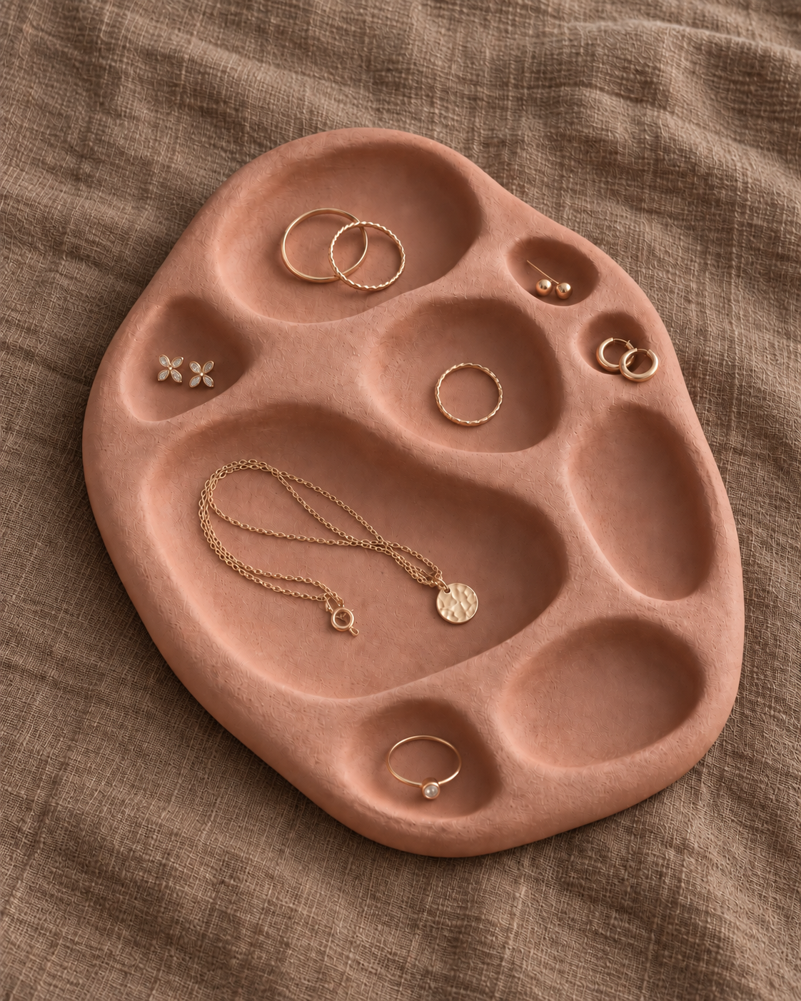 Handmade Clay Jewelry Dish