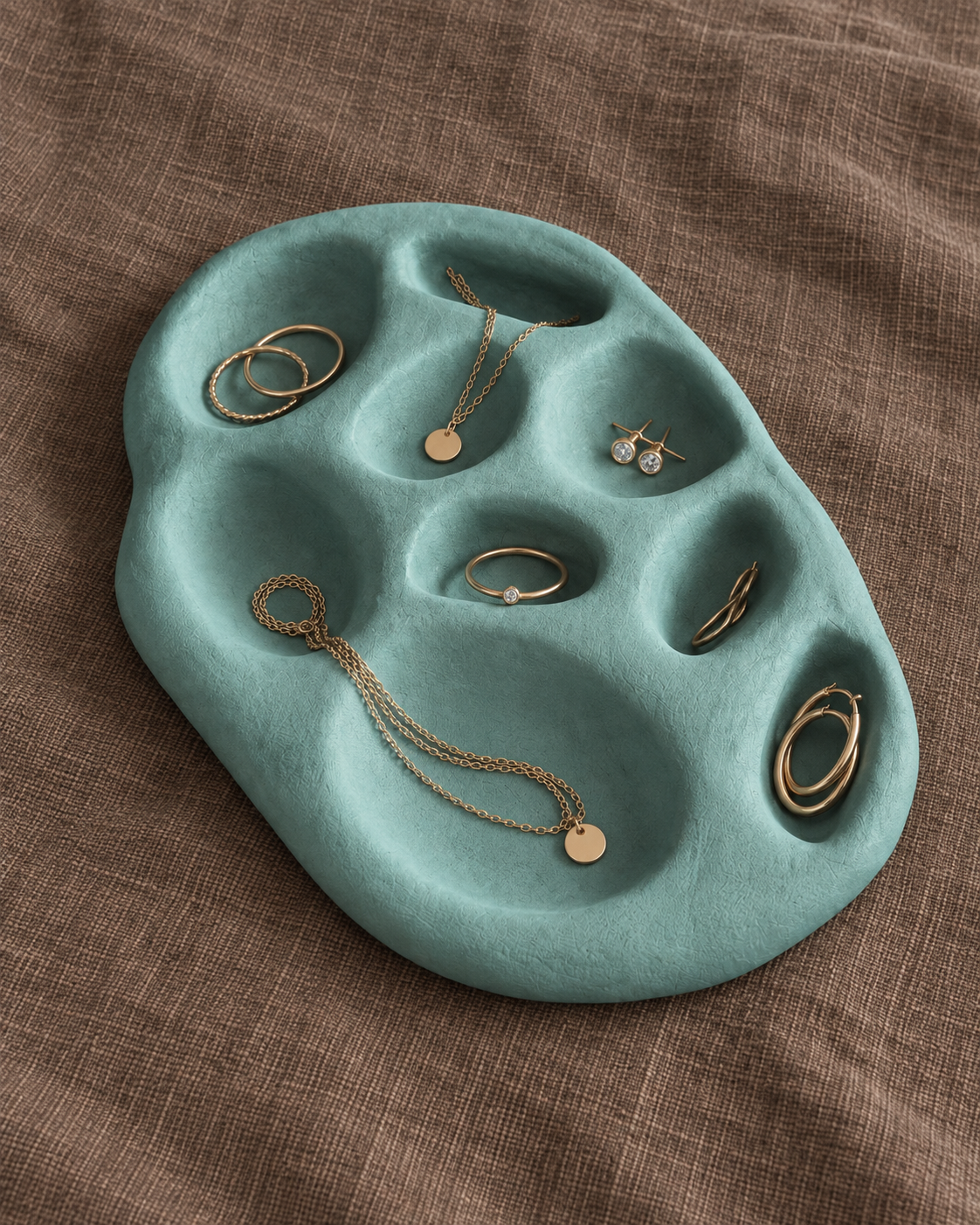 Handmade Clay Jewelry Dish